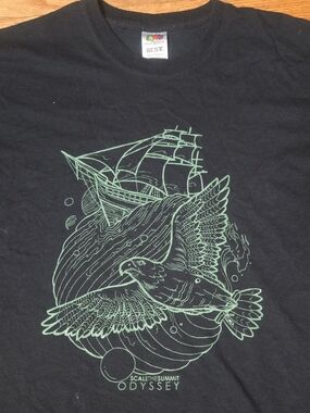 Scale The Summit Band Tee. Large